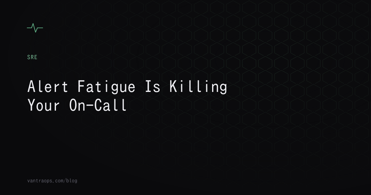Abstract pulse-wave icon representing alerting and on-call fatigue