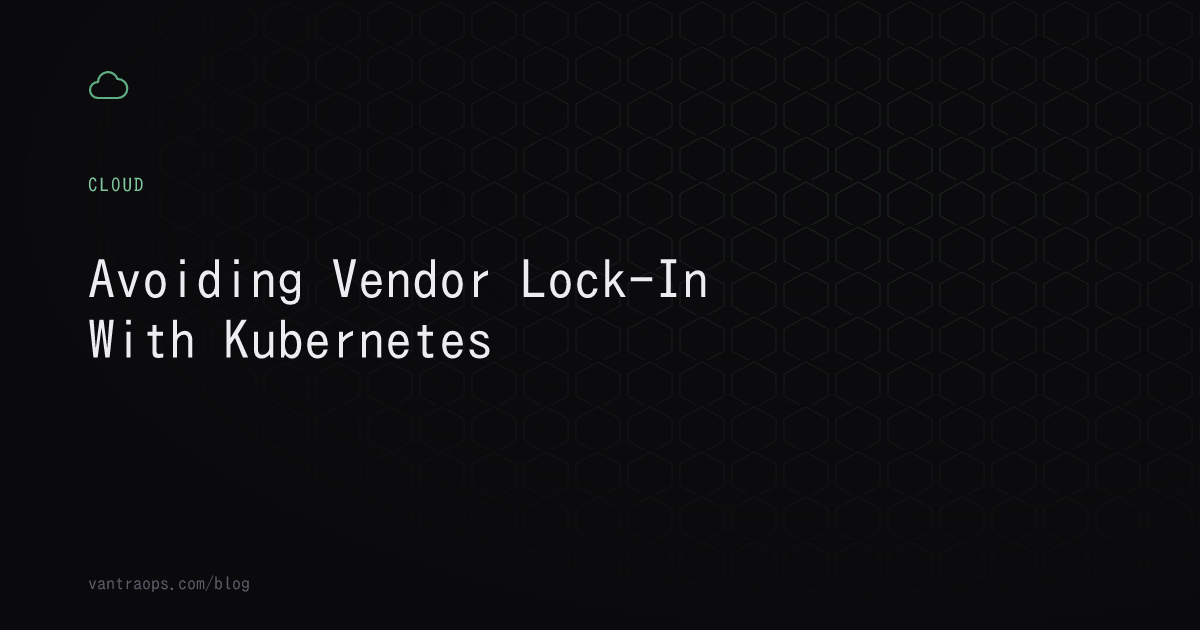 Abstract cloud outline icon representing avoiding vendor lock-in